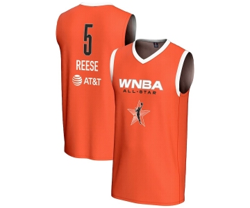 Men gameday greats angel reese #5 Orange GameDay Greats Unisex 2024 WNBA All-Star Game Linghtweinght Replica jerseys