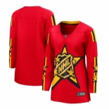 Women All Star Game 2024 Red Breakaway Stitched Hockey Jersey