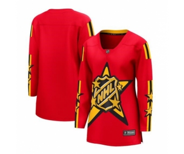 Women All Star Game 2024 Red Breakaway Stitched Hockey Jersey