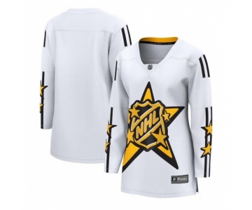 Women All Star Game 2024 White Breakaway Stitched Hockey Jersey