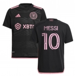 Men's Inter Miami CF #10 Lionel Messi Black Soccer Jersey