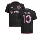 Men's Inter Miami CF #10 Lionel Messi Black Soccer Jersey