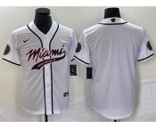 Men's Inter Miami CF Blank White Cool Base Stitched Jersey