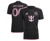 Men's Inter Miami CF Custom Black 2024-25 Away Soccer Jersey