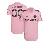 Men's Inter Miami CF Custom Pink Soccer Jersey