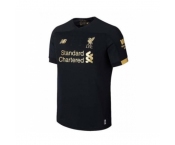 Men's Liverpool Black Gold Strip Goalkeeper Soccer Jersey