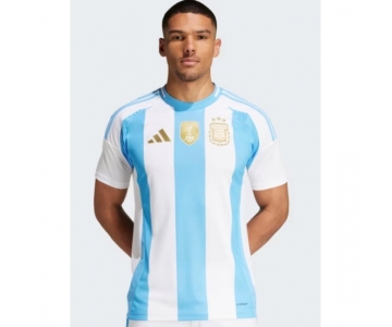 2024 copa America White Blue Stitched jersey