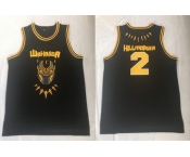 Black Panther Wakanda 2 Erik Hillmonger Black Stitched Movie Basketball Jersey