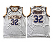 Crenshaw Love And Baskeball 32 Monica Wright White Stitched Movie Jersey