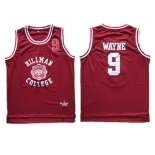 Hillman College Theater Dwayne Wayne Red Stitched Movie Jersey