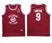 Hillman College Theater Dwayne Wayne Red Stitched Movie Jersey