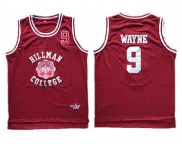 Hillman College Theater Dwayne Wayne Red Stitched Movie Jersey