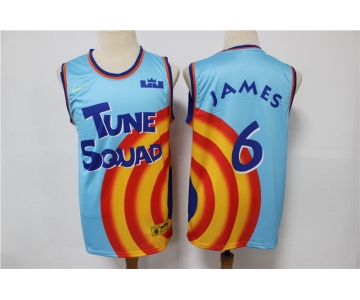 Men Tune Squad Lebron James 6 Space Jam Basketball Jersey