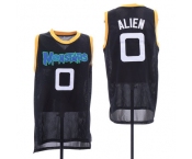 Monstars 0 Alien Black Space Jam Stitched Mesh Movie Jersey