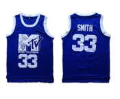 Music Television MTV 33 Will Smith Blue Stitched Movie Jersey