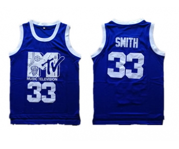 Music Television MTV 33 Will Smith Blue Stitched Movie Jersey