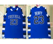 One Three Hill 23 Scott Blue Stitched Jersey