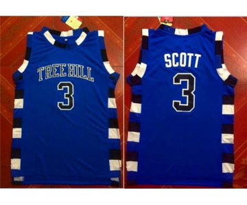 One Three Hill 3 Scott Blue Stitched Jersey