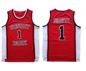 Sunset Park 1 Shawty Red Stitched Movie Jersey