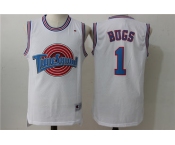 Tune Squad 1 Bugs White Stitched Movie Jersey