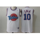 Tune Squad 10 Lola White Stitched Movie Jersey