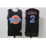 Tune Squad 2 D.DUCK Black Stitched Movie Jersey