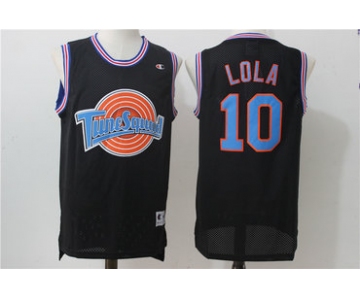 Tune Suqad 10 Lola Black Stitched Movie Jersey