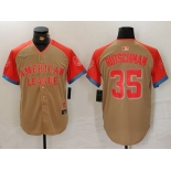 Men's American League #35 Adley Rutschman Cream 2024 All-Star Limited Stitched Baseball Jersey