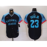 Men's San Diego Padres #23 Fernando Tatis Jr Navy 2024 All Star Limited Stitched Jersey