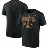 Men Los Angeles Dodgers Black 2024 World Series Champions Big 26 Tall Parade T Shirt