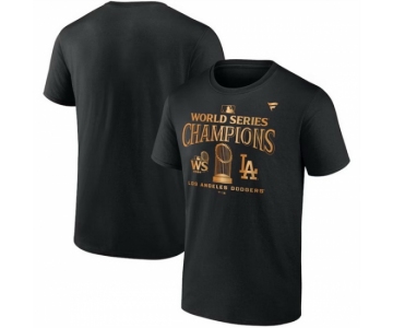 Men Los Angeles Dodgers Black 2024 World Series Champions Big 26 Tall Parade T Shirt