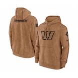 Men's Washington Commanders 2023 Brown Salute to Service Pullover Hoodie