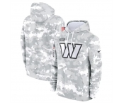 Men's Washington Commanders 2024 Arctic Camo Salute To Service Club Fleece Pullover Hoodie