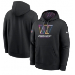 Men's Washington Commanders 2024 NFL Crucial Catch Club Black Performance Pullover Hoodie