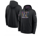 Men's Washington Commanders 2024 NFL Crucial Catch Club Black Performance Pullover Hoodie