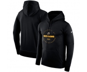 Men's Washington Redskins Nike Black Sideline Property Of Wordmark Logo Performance Pullover Hoodie