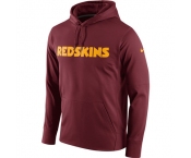 Men's Washington Redskins Nike Burgundy Circuit Wordmark Essential Performance Pullover Hoodie