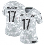 Women's Washington Commanders #17 Terry McLaurin 2024 F.U.S.E Arctic Camo Salute To Service