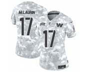 Women's Washington Commanders #17 Terry McLaurin 2024 F.U.S.E Arctic Camo Salute To Service