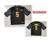 Women's Washington Commanders #5 Jayden Daniels Nike Black Alternate Vapor Untouchable Limited Jersey