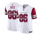 Youth Washington Commanders #86 Zach Ertz White 2023 F.U.S.E. Vapor Limited Stitched Football Jersey