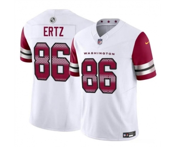 Youth Washington Commanders #86 Zach Ertz White 2023 F.U.S.E. Vapor Limited Stitched Football Jersey