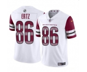 Youth Washington Commanders #86 Zach Ertz White Vapor Limited Stitched Football Jersey