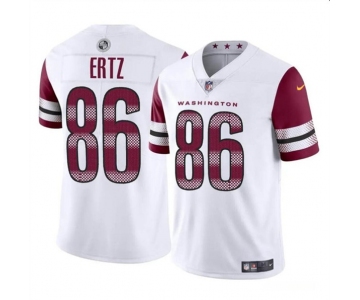 Youth Washington Commanders #86 Zach Ertz White Vapor Limited Stitched Football Jersey