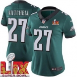 Women Philadelphia Eagles Quinyon Mitchell #27 Green 2024-2025 Super Bowl LIX F U S E Stitched NFL Jersey