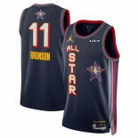 Men 2025 All Star  #11 Jalen Brunson Navy Stitched Basketball Jersey