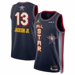 Men 2025 All Star  #13 Jaren Jackson Jr Navy Stitched Basketball Jersey