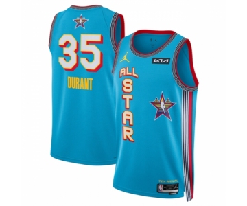 Men 2025 All Star  #35 Kevin Durant Light Blue Stitched Basketball Jersey