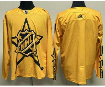 Men's All-Star Game 2024 Yellow Primegreen Stitched Hockey Jersey