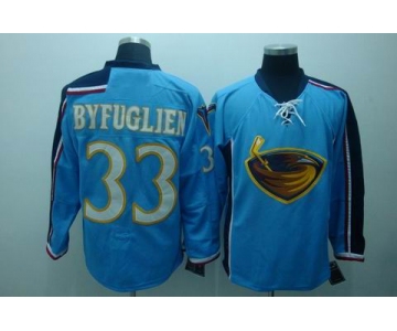 nhl atlanta thrashers #33 byfuglien lt blue